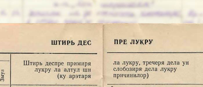 Фрагмент молдавской трудовой книжки